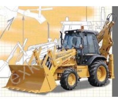 Гидробур для экскаватора-погрузчика Case 580 SLE Servopower