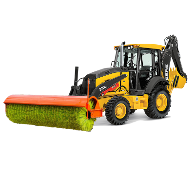 Дорожная щётка для экскаватора-погрузчика John Deere 110 / 310 / 315 / 325 / 410