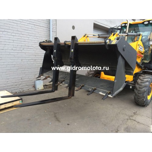 Вилы для экскаватора JCB 3CX / 4CX на ковш 1,0 куб.м