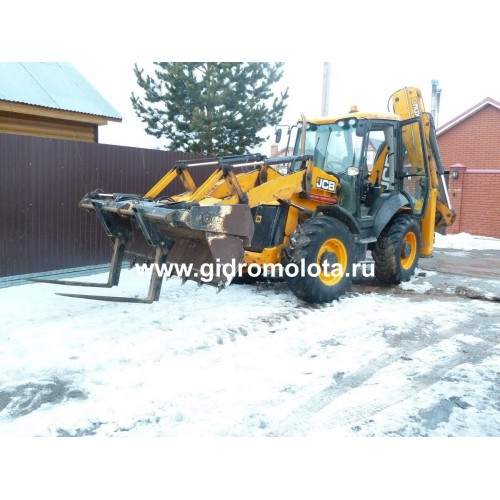 Вилы для экскаватора JCB 3CX / 4CX на ковш 1,0 куб.м